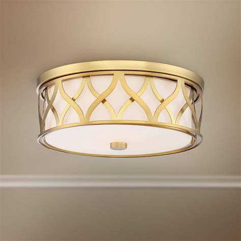 Material and SizeBathroom semi flush mount ceiling light fixtures are made of crystal and metal. . Modern gold flush mount ceiling light